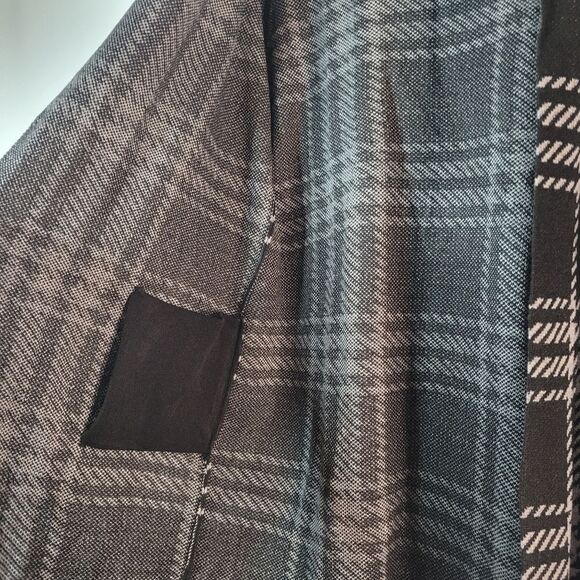 Guilty Plaid Open Front Longline Cardigan - Picture 10 of 16